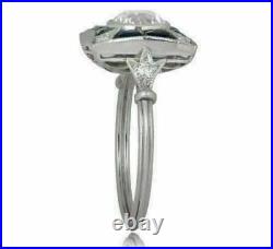 1.55CT Diamond Antique Vintage Retro Art Deco Engagement Ring 14K White Gold FN