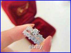 14k White Gold Over 2.4Ct Lab Created Vintage Art Deco Engagement & Wedding Ring