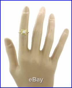 1920s Antique Art Deco 14k Solid Yellow Gold. 04ct Diamond Square Shape Ring