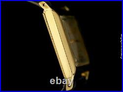 1926 IWC Vintage Mens Art Deco Breguet Numeral Watch 14K Gold