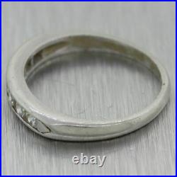 1930's Antique Art Deco Platinum 0.35ctw Diamond Band Ring