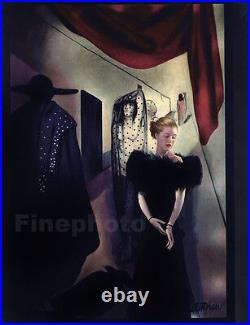 1935 Vintage Fashion FEMALE GLAMOUR Woman Photo Art Deco 16x20 By CECIL BEATON