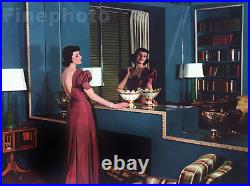 1937 Vintage LEJAREN HILLER Fashion Art Deco Design Early Color Photo Engraving