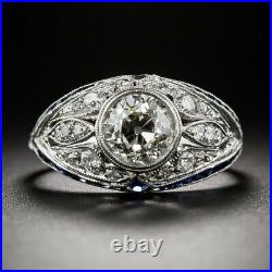 2.40 Ct Round Cut Lab-Created Diamond Old Vintage & Antique Art Deco Modern Ring