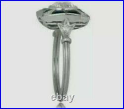 2.5 Ct Diamond Art Deco Vintage Style Engagement Antique Ring 14K White Gold FN