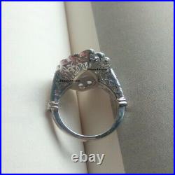 2.52 Ct Pear Cut Art Deco Vintage & Antique Style Halo Marquise Engagement Ring