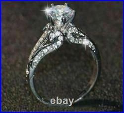 2.54 Ct Round Cut Lab-Created Diamond Inspired Vintage & Antique Art Deco Rings