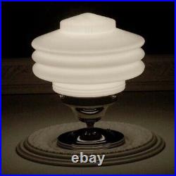 308 Vintage Ceiling Light Lamp Fixture Glass New Wired 5 tiered 1 of 3