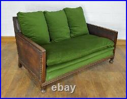 Antique Vintage Art Deco 3 seater sofa settee