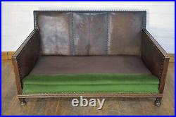 Antique Vintage Art Deco 3 seater sofa settee