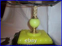 Antique Vintage Fish Bowl Tank Aquarium Holder Art Deco Light Houze Glass