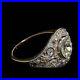 Art Deco 2.50Ct LabCreated Diamond Vintage Style Wedding Ring 14K Yellow Gold FN