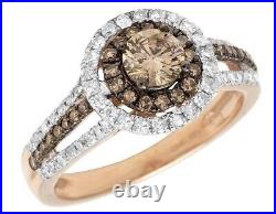 Art Deco 2.50Ct Peach Morganite Antique Vintage Engagement Ring 14K Rose Gold FN