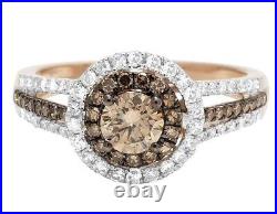 Art Deco 2.50Ct Peach Morganite Antique Vintage Engagement Ring 14K Rose Gold FN