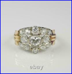 Art Deco 2.50Ct Round Cut Lab-Created White Diamond Antique Vintage Wedding Ring