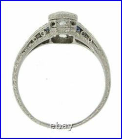 Art Deco 2.60Ct Round Lab-Created Diamond Two-Stone Bezel Vintage Antique Rings