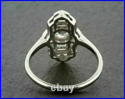 Art Deco 2.96 Ct Round Cut Lab Created Diamond Edwardian Vintage Engagement Ring