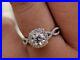 Art Deco 3.10 Ct White Diamond Antique Vintage Wedding Ring 925 Sterling Silver