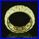 Art Deco 3.50 Ct White Diamond Vintage Style Wedding Ring 14K Yellow Gold Over