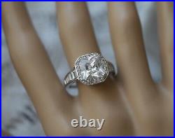 Art Deco Vintage Jewellery Ring White Sapphires Antique Jewelry Size P