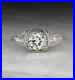 Art Deco Vintage Style 2. Ct Lab-Created Diamond Engagement Ring 925 Silver