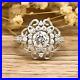 Art Deco Vintage Style Lab Created Diamond 14k White Gold FN Wedding Bridal Ring