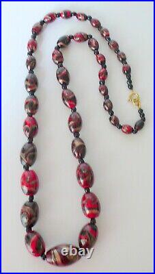 Art Deco Vintage Venetian Murano Art Glass Necklace