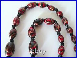 Art Deco Vintage Venetian Murano Art Glass Necklace