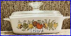 Authentic Vintage Corning Ware A-1-b Lechalote Spice Of Life Pryex Dish