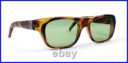 CLASSIC ART DECO SUNGLASSES VINTAGE SQUARE ITALY ROME FRAME TIGER SHADES 1950s