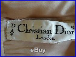 Christian Dior Demi Couture Vintage Silk Dress And Jacket Size Uk 8/10
