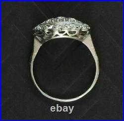 Engagement Stunning Vintage Art Deco Ring 14K White Gold Plated 2.1 Ct Diamond