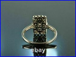 Estate Perfect Vintage Art Deco Ring 1.1CT Simulated Diamond 14K White Gold Over