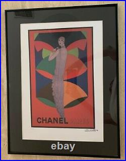 Fairchild Paris, Chanel Paris Ad Signed, Ltd Ed, Vintage Art-Deco Era Poster