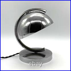 Lampe Moderniste Métal Vintage Modernist Table Lamp Design Art Deco Années 20