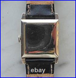 Mens Vintage 1925 J W Benson Sterling Silver Art Deco Watch Exploding Numbers