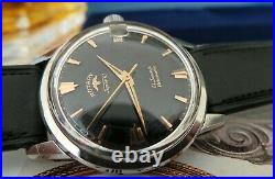 Rotary Super 41 Compressor Gents Vintage Automatic Watch In Box c1960's-Rare