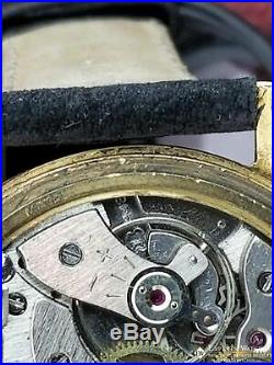 Serviced Vintage Cronographe Suisse Chronograph 18K Gold Landeron 248 Watch