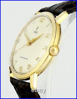 TUDOR Small Rose Solid Gold Vintage Mens Mint Condition Wrist Watch