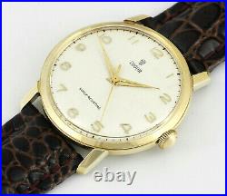 TUDOR Small Rose Solid Gold Vintage Mens Mint Condition Wrist Watch