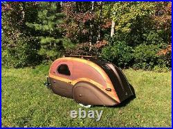 Teardrop Trailer Camper RV Camping RV antique vintage art Deco, travel trailer