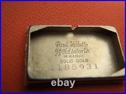 VINTAGE ART DECO PAUL VALLETTE 14K SOLID WHITE GOLD LADY'S WATCH 11.5 Grams