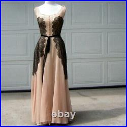 Vintage 1930s Nude/Sheer Gown/Party Dress