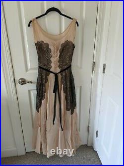 Vintage 1930s Nude/Sheer Gown/Party Dress