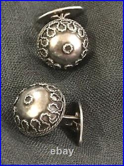 Vintage Antique Art Deco Sterling 925 Cufflinks Stamped