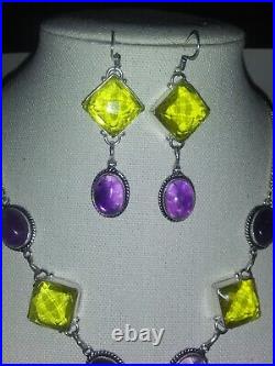 Vintage Art Deco Amethyst & Topaz 2-set For A Princess From Beverly Hills