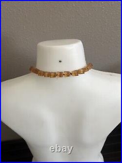 Vintage Art Deco Genuine Honey Amber Necklace Over 4 oz 30 Long Very Rare