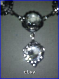 Vintage Art Deco Herkimer Diamonds 2-set For A Duchesse Beverly Hills