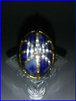 Vintage Art Deco Lapis Lazuli Star Ring Size 7.75 Absolutely One-of-a-kind