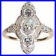 Vintage Art Deco Style Lab-Created 3.20 Ct White Diamond Engagement Ring